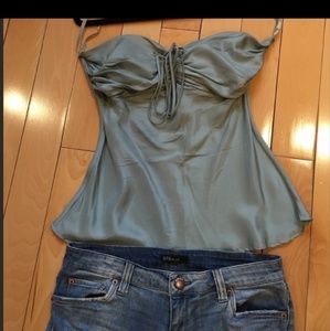 Arden B 💯 silk top